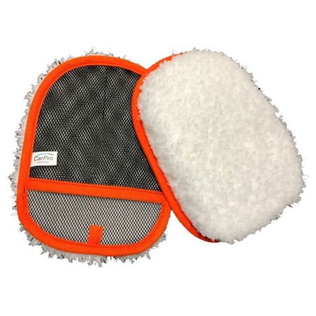 CarPro Hand Wash Microfiber Mitt - Guante de lavado de microfibras