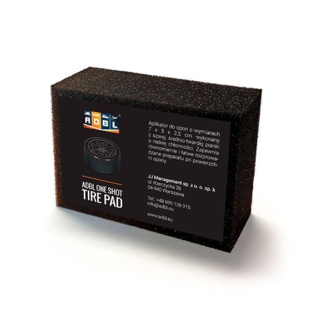 ADBL One Shot Tire Pad - Aplicador de neumáticos