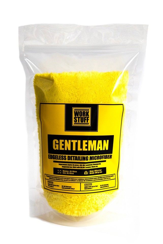 Work Stuff Gentleman Toalla de microfibra suave 500 GSM 40x40 cm