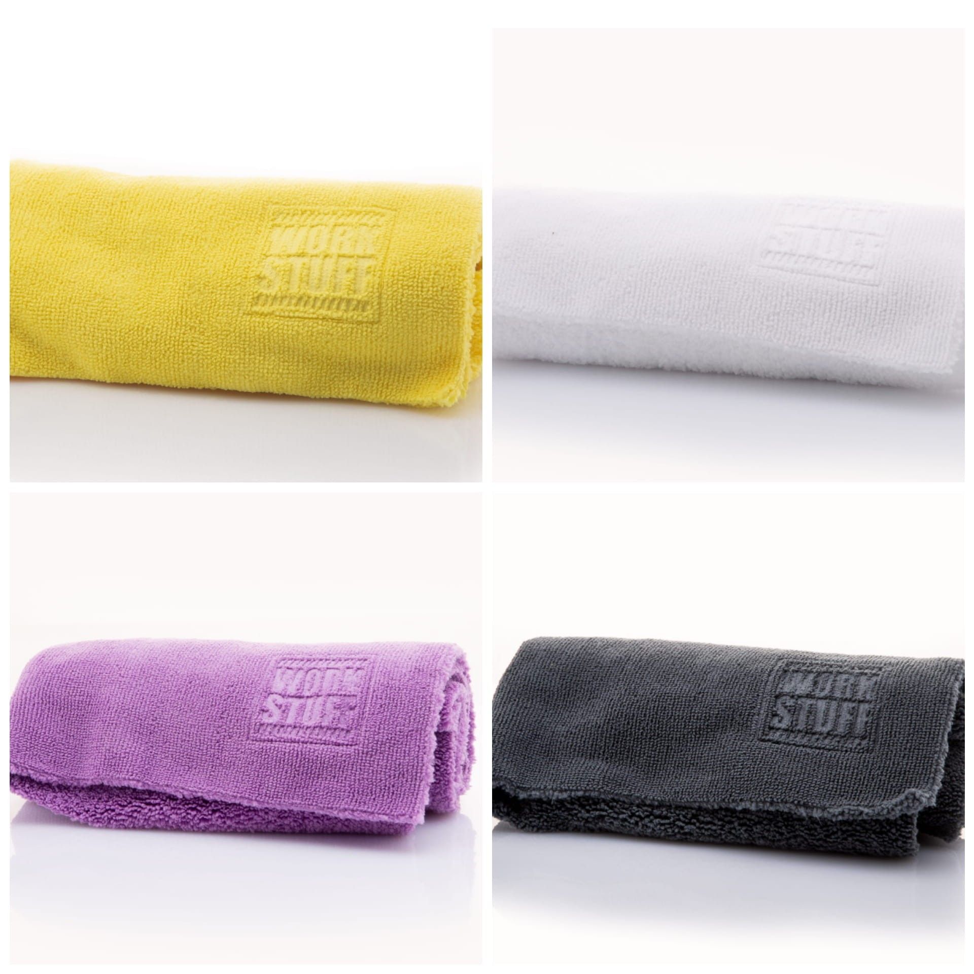 Work Stuff Gentleman Basic kit de 4 toallas, una de cada color