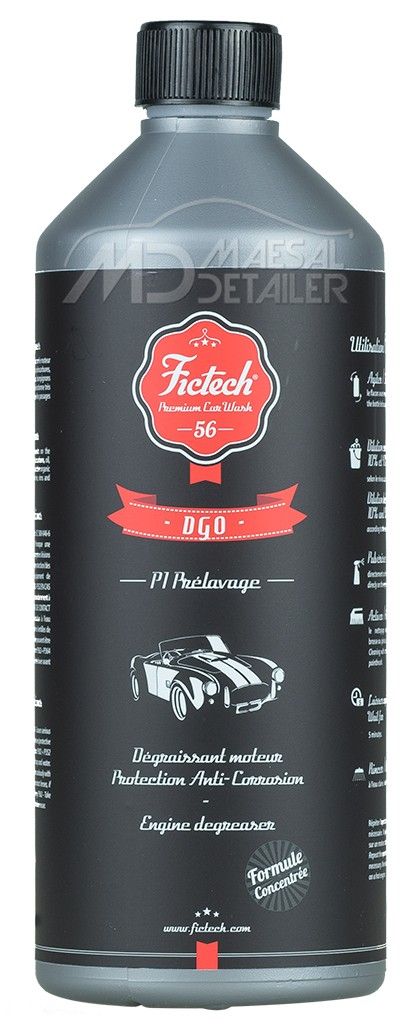 FicTech DGO Desengrasante coche altamente concentrado 1 L