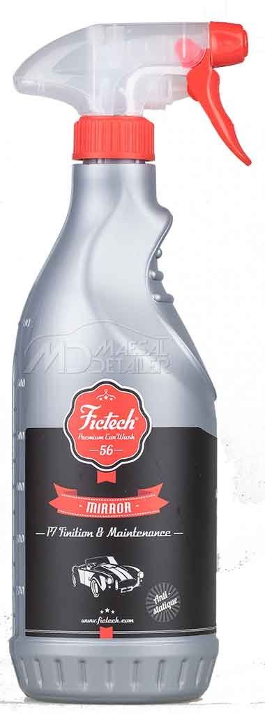 FicTech Mirror Limpiacristales con repelente de lluvia