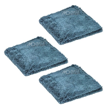 BestFiber Kit de 3 GREY toalla para tareas delicadas 40x40 cm 400 GSM