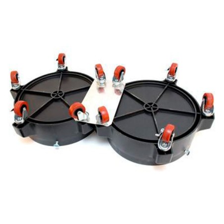 Placa de soporte metálica para unir 2 Bucket Dolly