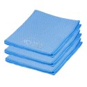BestFiber KIT DE 3 unidades Waffle Toalla para cristales y tejidos
