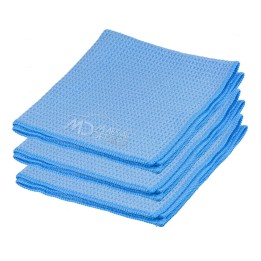 BestFiber KIT DE 3 unidades Waffle Toalla para cristales y tejidos