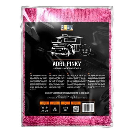 ADBL PINKY Kit de 10 toallas multiusos sin costuras