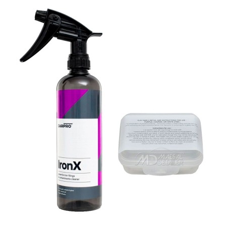 Kit para descontaminar la pintura del coche