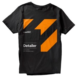 CarPro Camiseta manga corta detalle NARANJA