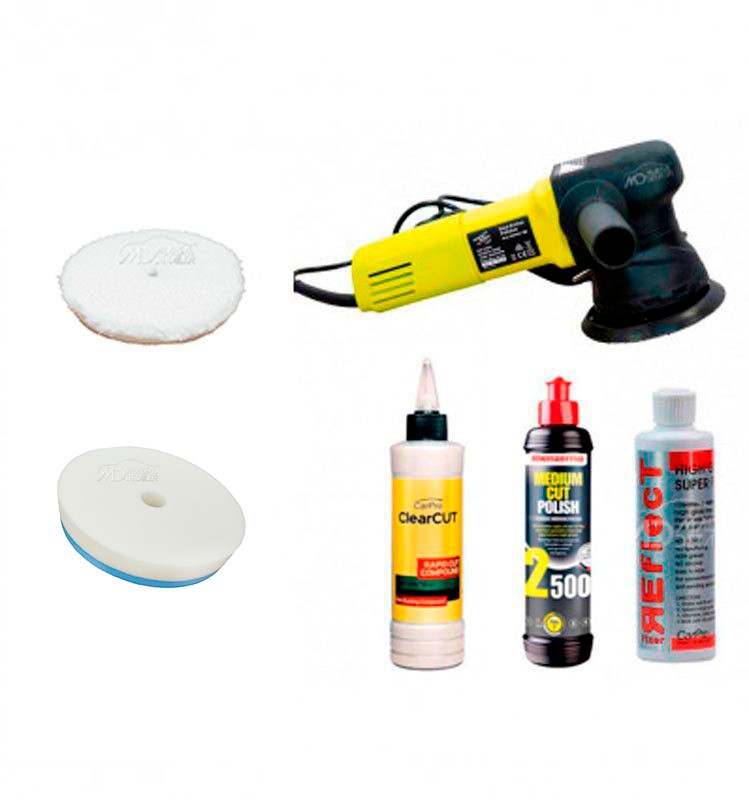Kit de pulidora orbital Shine Mate ERO600 G1+