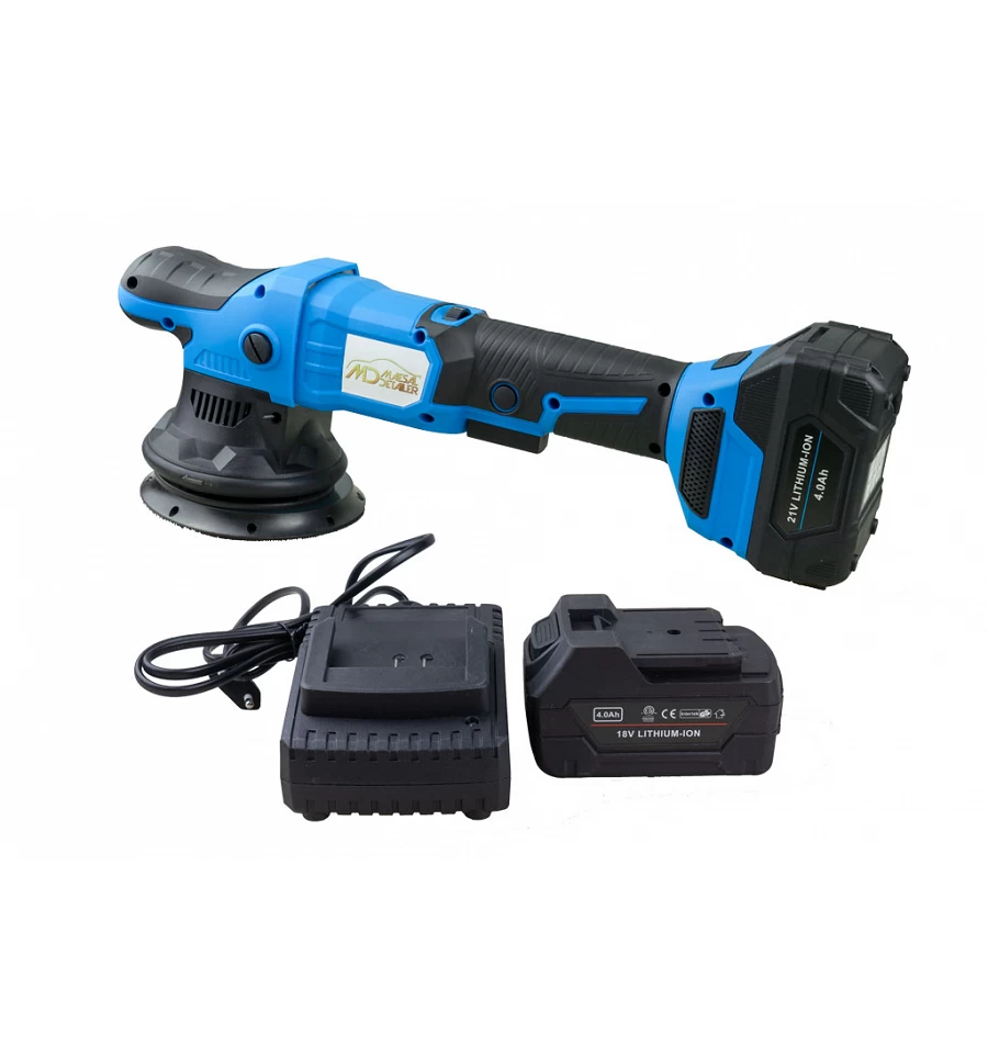 Maesal Detailer Pulidora orbital inalámbrica de 15 mm de excentricidad
