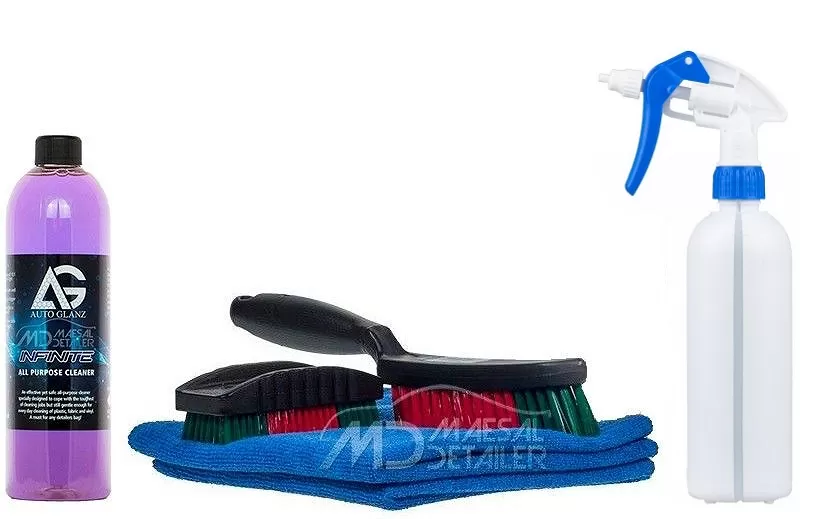 Kit de limpieza de tapicería coche, moqueta y alfombrillas