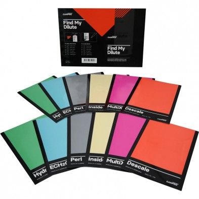 CarPro Find My Dilute Set de pegatinas para botellas Dilute
