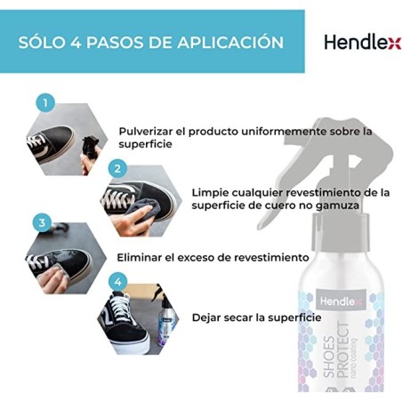 HENDLEX Shoes Protect Suede 100 mL Impermeabiliza calzado suede