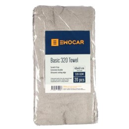 EWOCAR Basic320 Kit de 20 toallas de microfibras 320 GSM