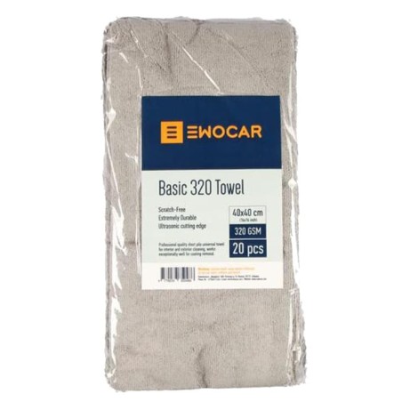 EWOCAR Basic320 Kit de 20 toallas de microfibras 320 GSM