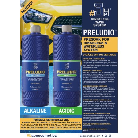Labocosmetica PRELUDIO ALKALINE Prelavado alcalino para lavado sin aclarado
