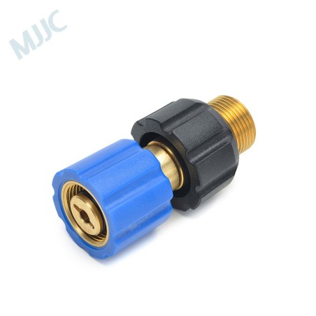 MJJC Conector M22x1.5 macho M22x1.5 mm con 14 mm de diámetro interno