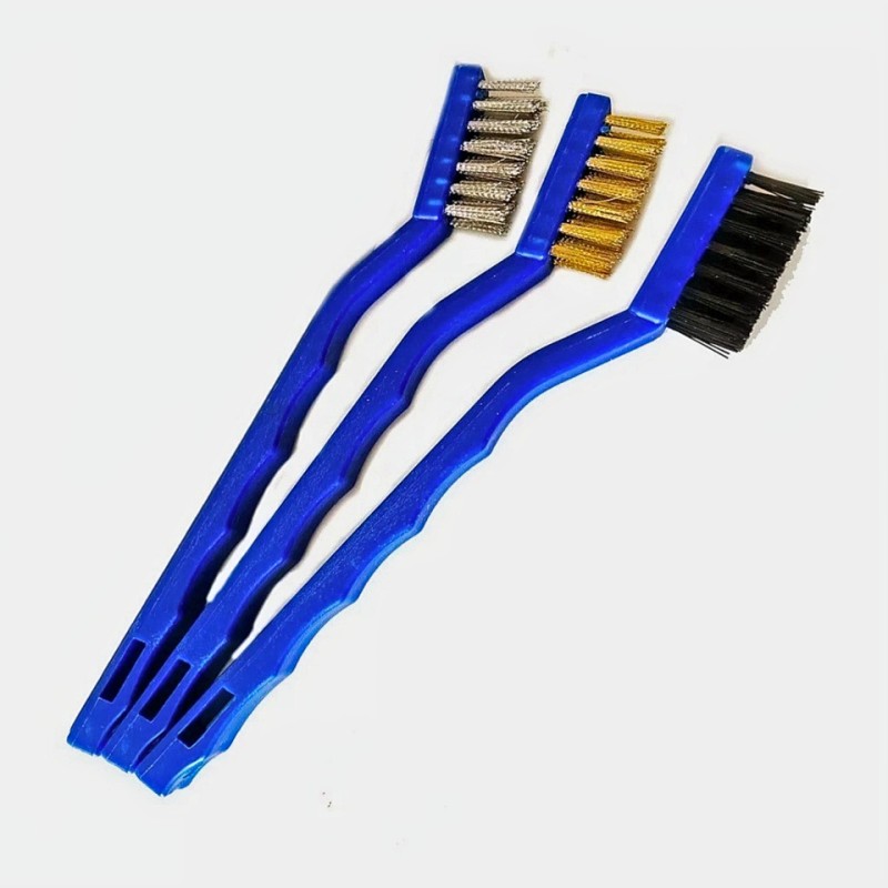VONIXX Cepillos de detallado de Nylon, Latón y Acero