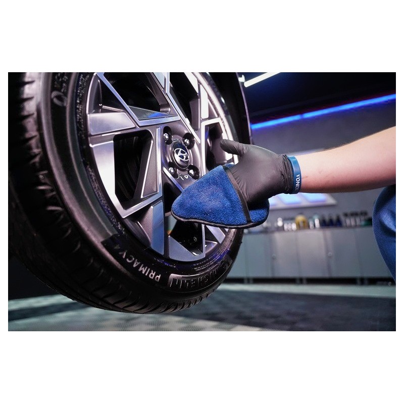 VONIXX Aplicador de Microfibra Triangular Para Neumáticos y Llantas