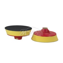 Flexipads plato de 125 mm M14 con velcro y espuma (20 mm)