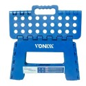VONIXX Banqueta Plegable Plástica 31x22 cm
