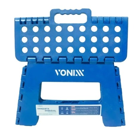 VONIXX Banqueta Plegable Plástica 31x22 cm