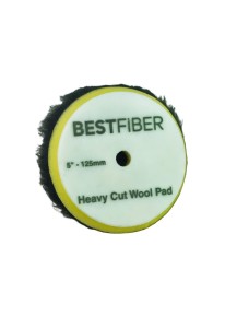 BestFiber Heavy Cut Wool Pad Esponja de Lana de Corte Agresivo
