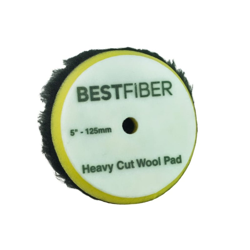 BestFiber Heavy Cut Wool Pad Esponja de Lana de Corte Agresivo