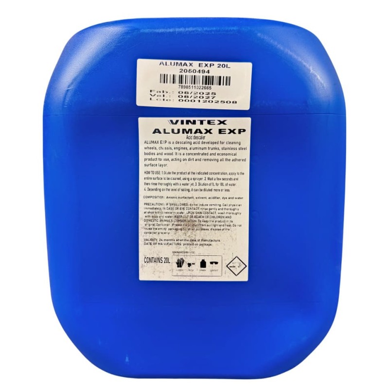 VINTEX ALUMAX Limpiador de Aluminio y Carrocerías 20 L