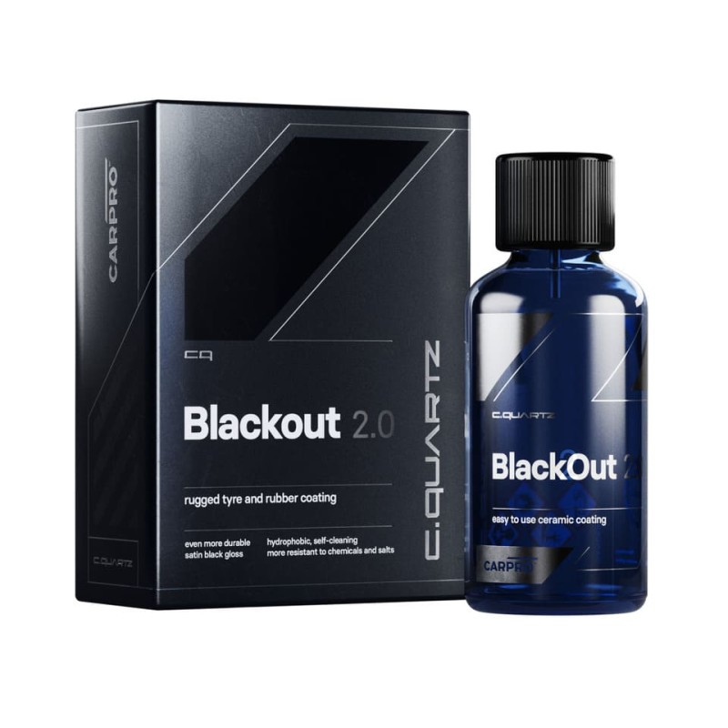 CarPro BlackOut 2.0 Coating de Neumáticos y Gomas 50 mL