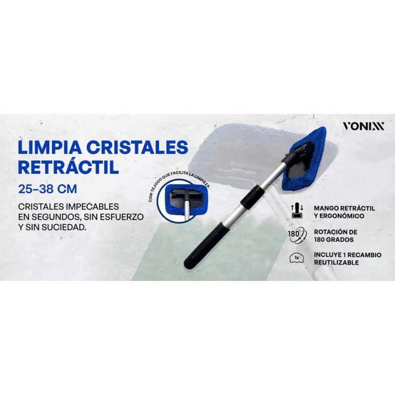 Vonixx Limpiacristales Retráctil 25-38 cm
