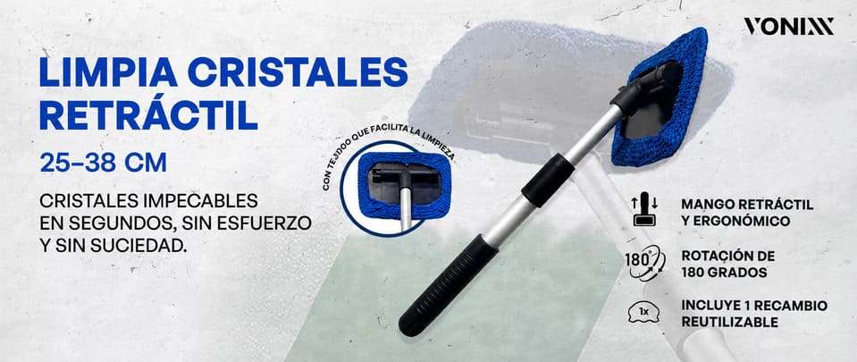 Vonixx Limpiacristales Retráctil