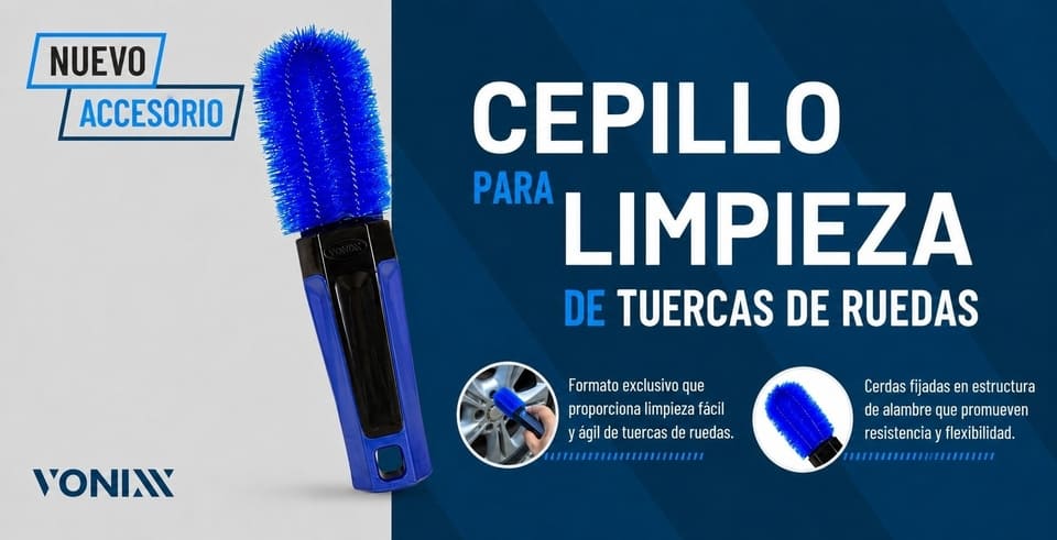 Vonixx Cepillo de Limpieza de Ruedas
