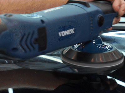 VONIXX Boina para pulido de cristales tipo lona de 5"