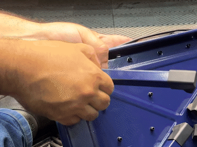 Banqueta Metálica Plegable VONIXX 46x32x17 cm