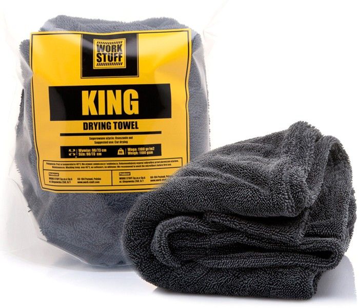 Work Stuff KING Toalla de secado de microfibras 90x73 cm 1100 GSM