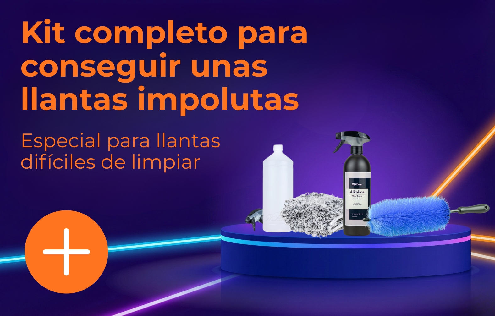 Kit llantas dificil acceso