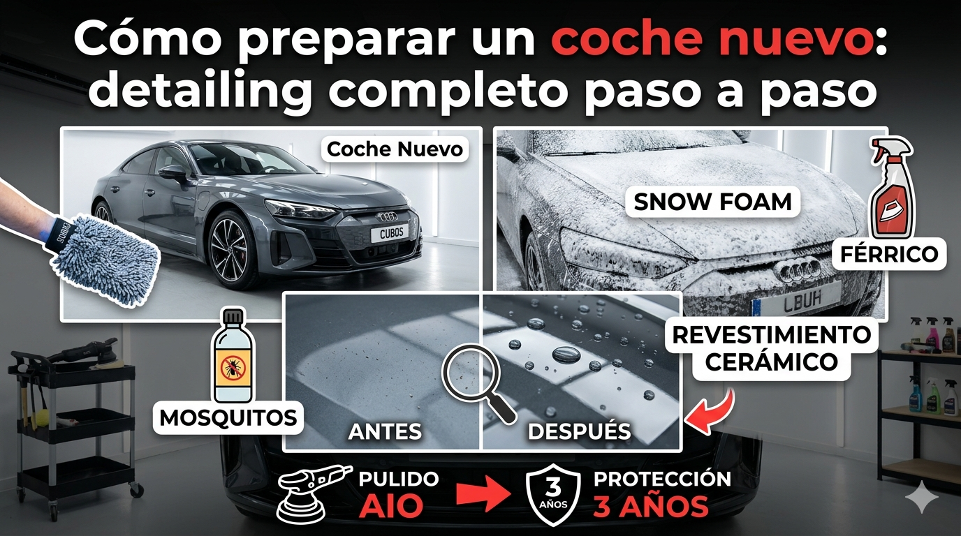Cómo preparar un coche nuevo: detailing completo paso a paso | Maesal Detailer